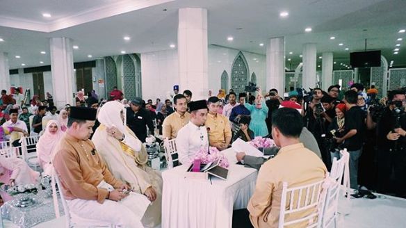 hafiz hamidun dan joy revfa selamat bernikah 1