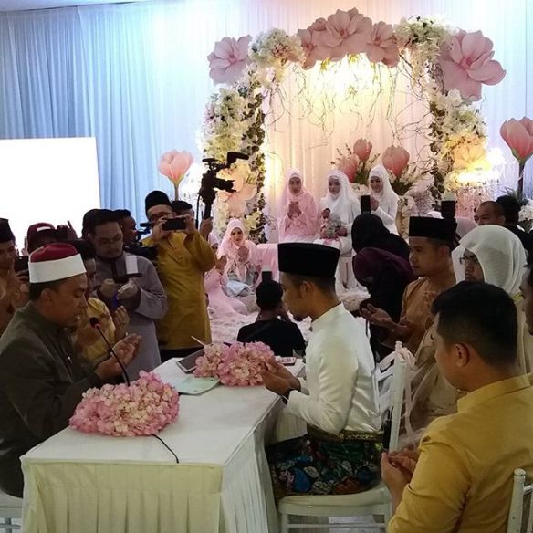 hafiz hamidun dan joy revfa selamat bernikah 2