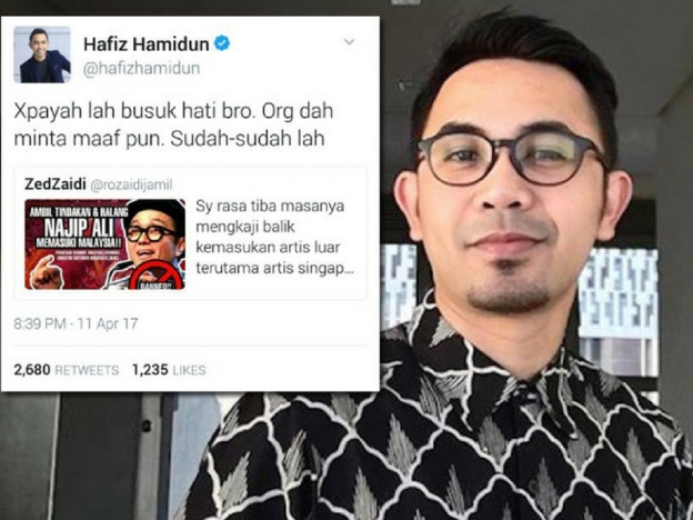 hafiz hamidun respon kenyataan zed zaidi 2