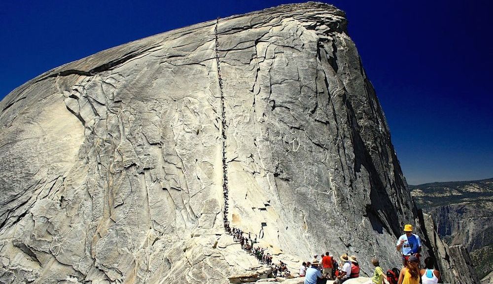 half dome tangga kabel