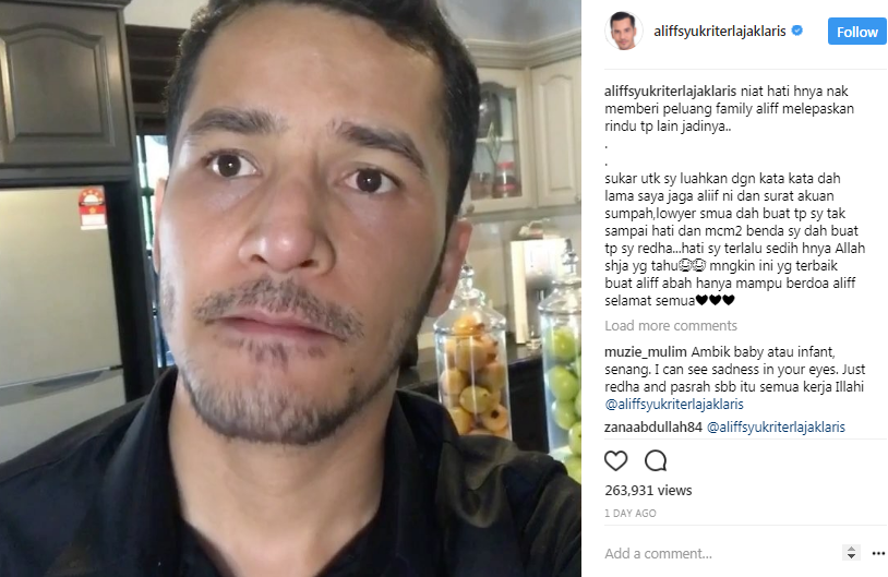 hati saya terlalu sedih anak angkat datuk aliff syukri akhirnya pergi 2