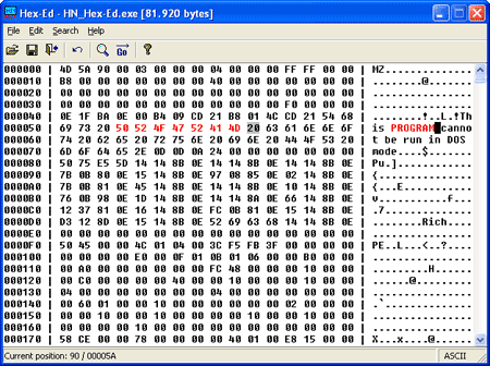 hex editor