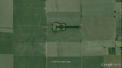 hutan gitar google earth