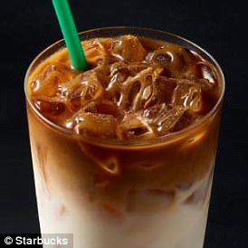 iced cinnamon almond milk macchiato