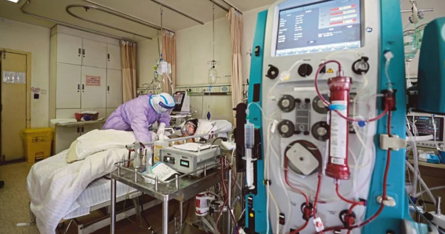 icu unit rawatan rapi mesin ventilator