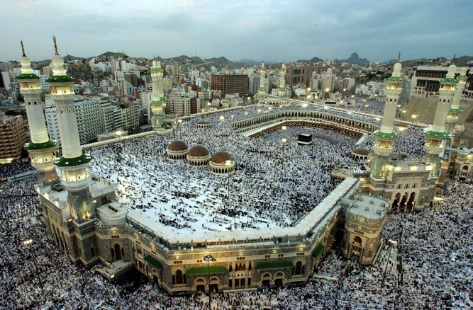 iluminasi kiblat kaabah al aqsa jerusalem mekah2