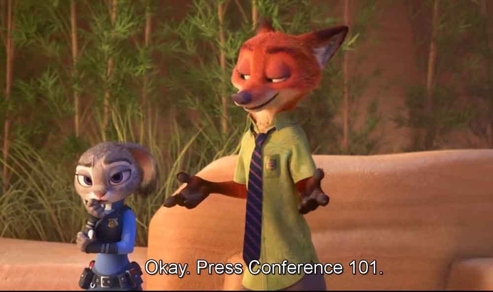 iluminasi zootopia jawab soalan teknik ahli politik2