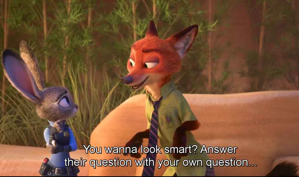 iluminasi zootopia jawab soalan teknik ahli politik3