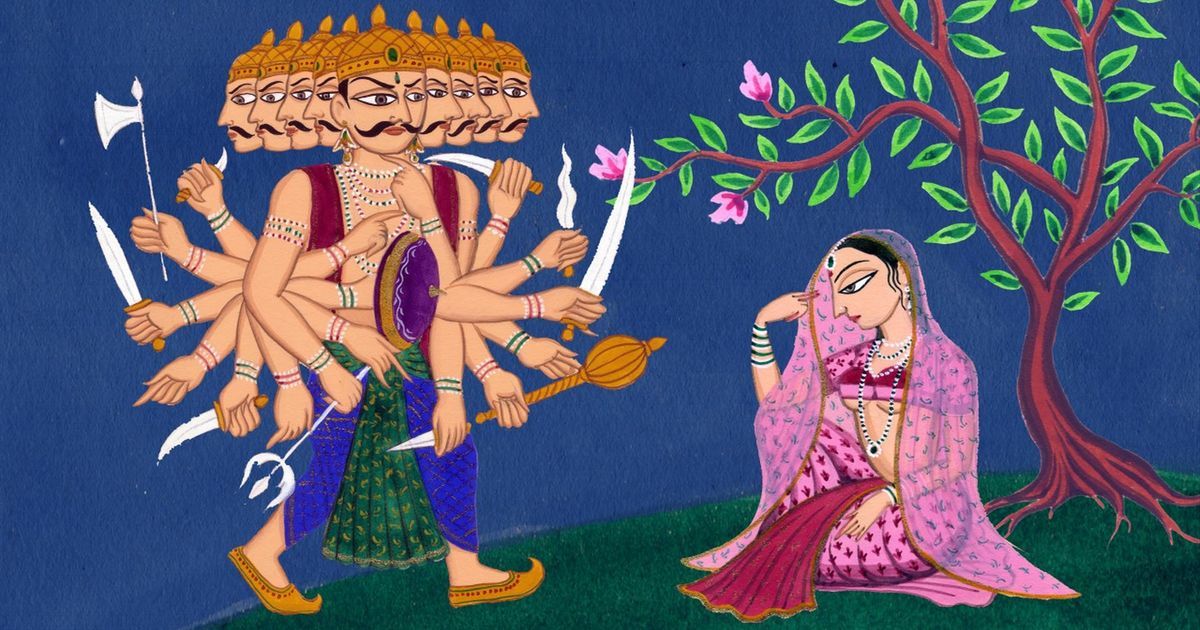 ilustrai seetha diculik ravana