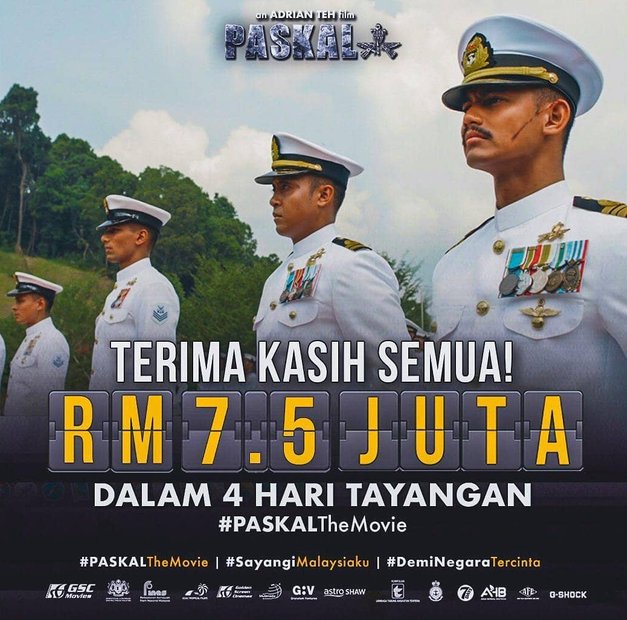 ini kutipan mengejutkan paskal the movie selepas 4 hari tayangan 2