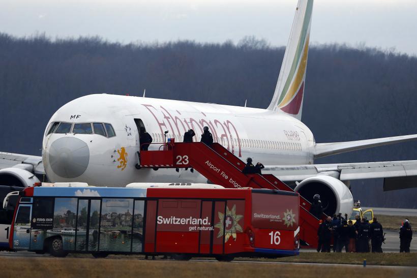 insiden rampasan pesawat ethiopian air geneva