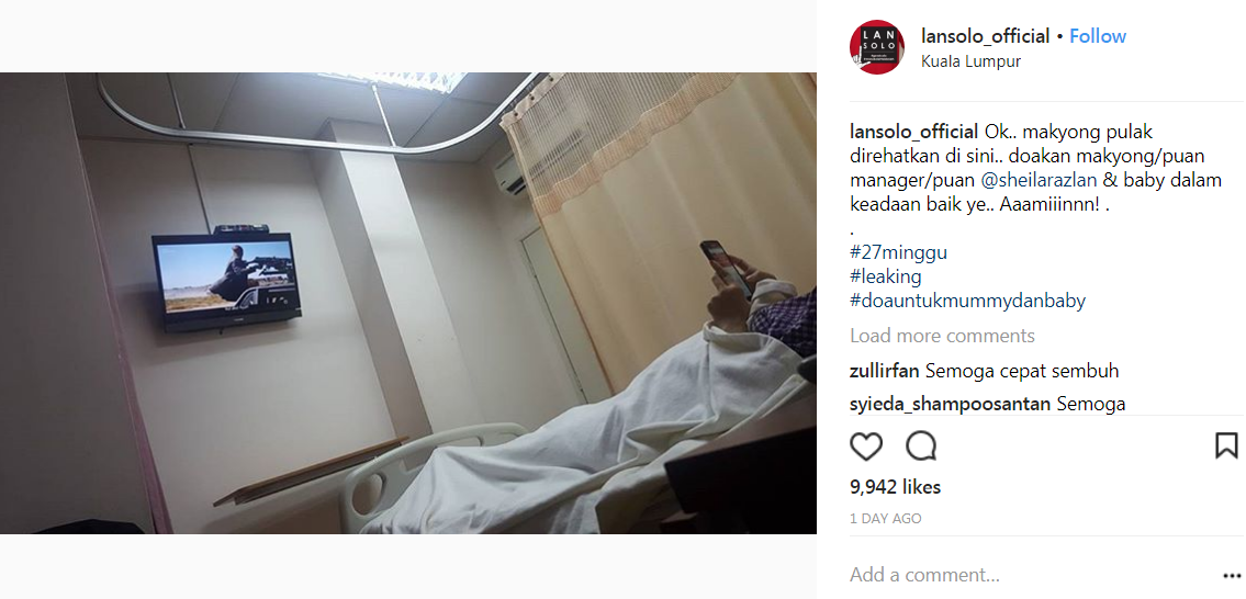 isteri lan solo dikejarkan ke hospital 2