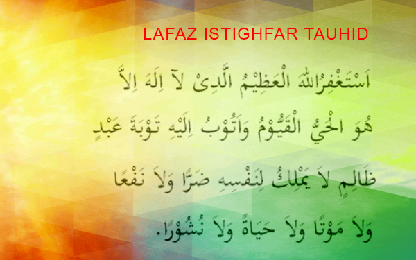 istighfar taubat tauhid 2