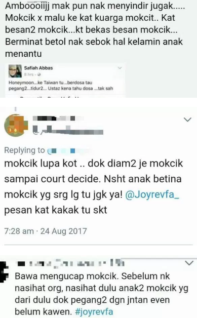 isu perkahwinan hafiz hamidun ibu joy revfa pula masuk campur 3