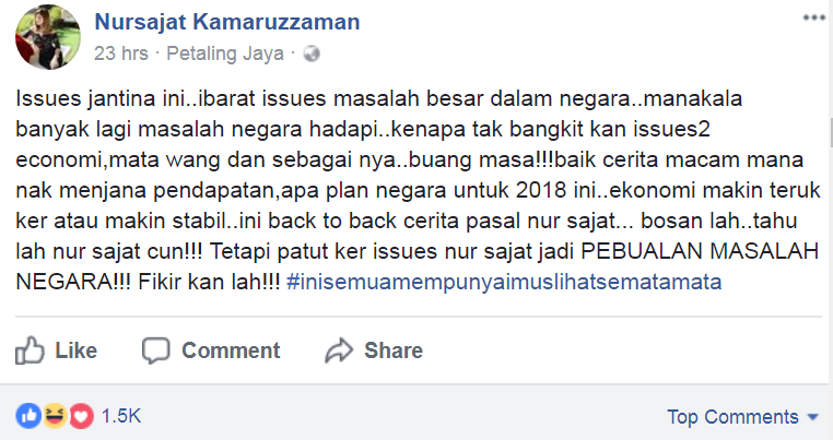 jakim bakal umumkan jantina ini respon sajat 2