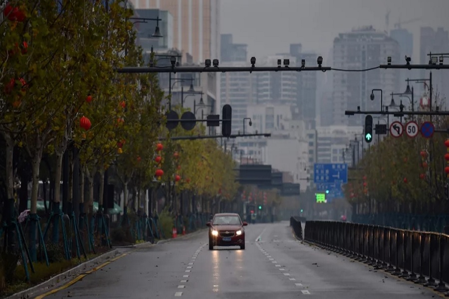 jalan lengang di bandar pkp