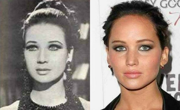 jennifer lawrence zubaida tharwat kebetulan pelanduk dua serupa