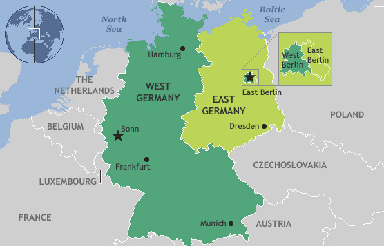jerman barat dan jerman timur sebelum penyatuan semula