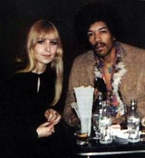 jimi hendrix bersama teman wanitanya monika dannemann