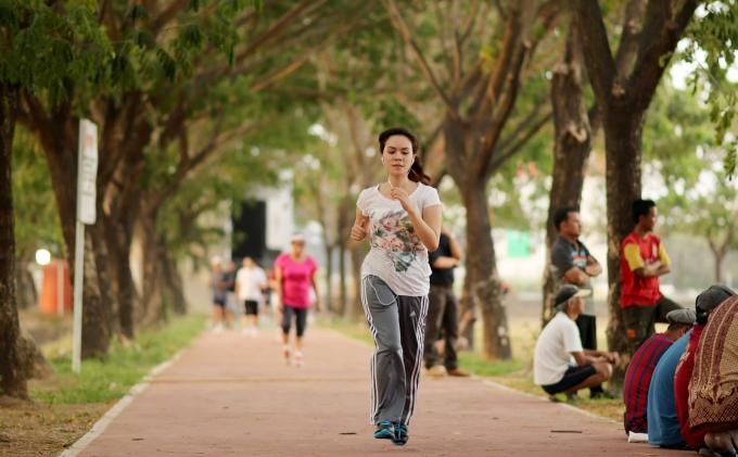 jogging dapat jumpa awek berhenti merokok