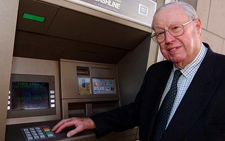 john shepher barron pencipta mesin atm menggunakan 4 digit kerana sayangkan isteri