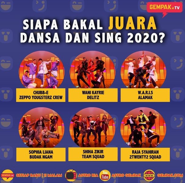 juara dansa dan sing akhir