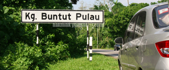 kampung buntut pulau pelik nama tempat unik