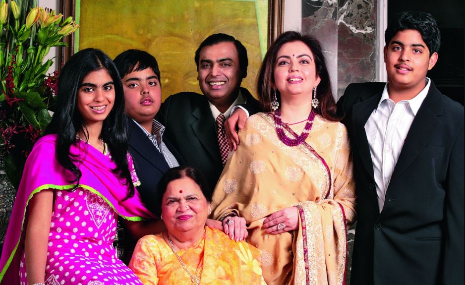 keluarga kaya mukesh ambani