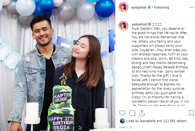 kenapa unfollow instagram redza rosli ini reaksi ayda jebat 2