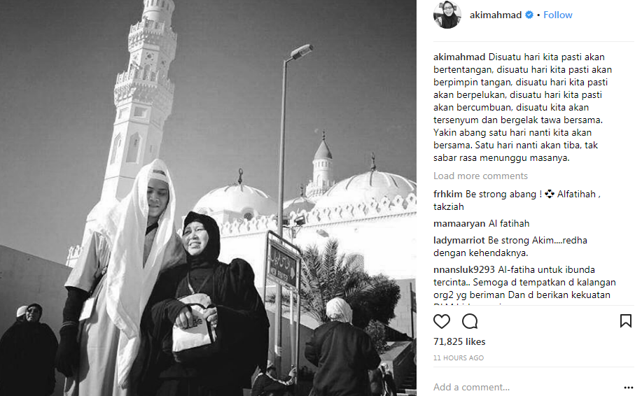 kenyataan akim ahmad tentang kematian ibunya buat netizen sebak 2