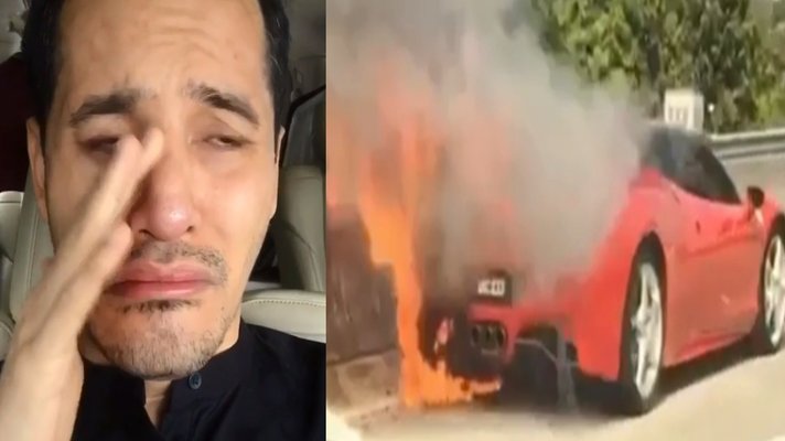 kereta ferrari aliff syukri terbakar akhirnya ini kenyataannya kepada media 1