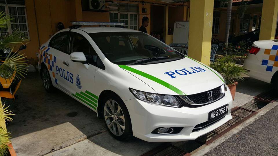 kereta pdrm honda civic