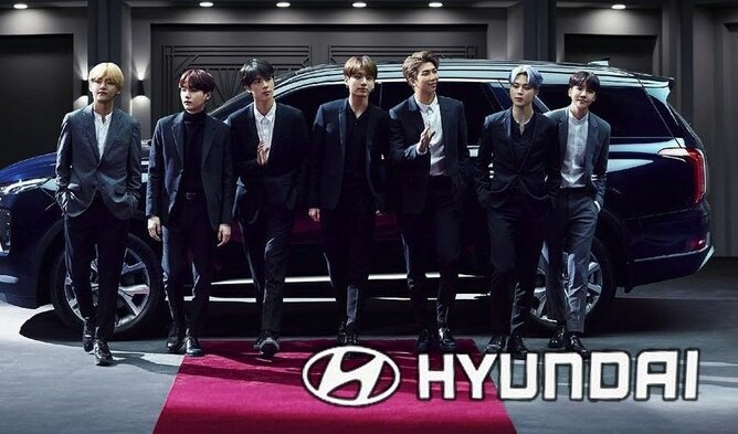 kerjasama hyundai dengan bts