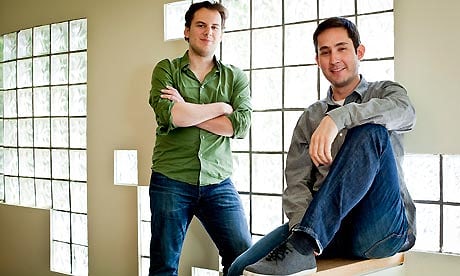 kevin systrom bersama mike krieger sebagai pengasas bersama instagram