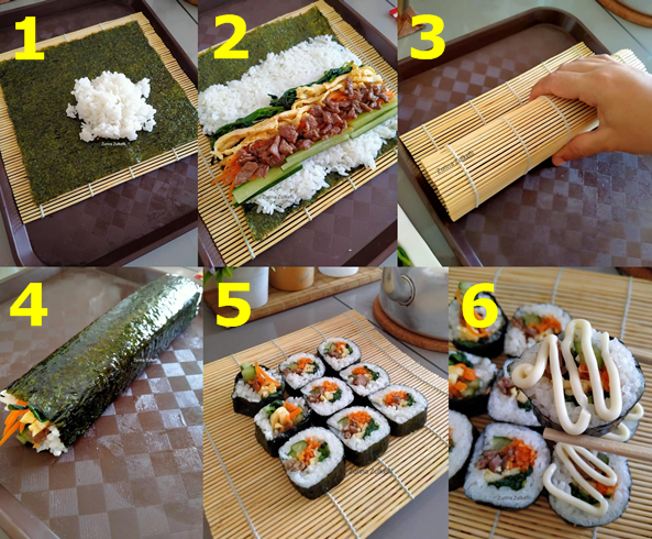 kimbap bergambar