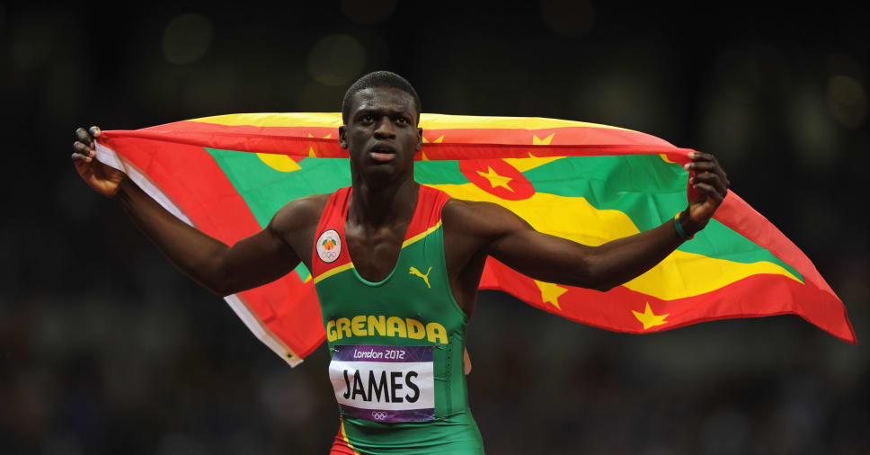 kirani james menang pingat emas untuk grenada