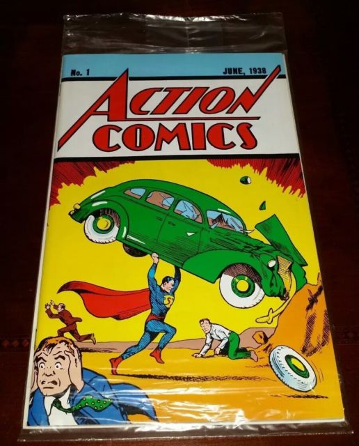 komik aksi oleh dc comics jilid pertama tahun 1938