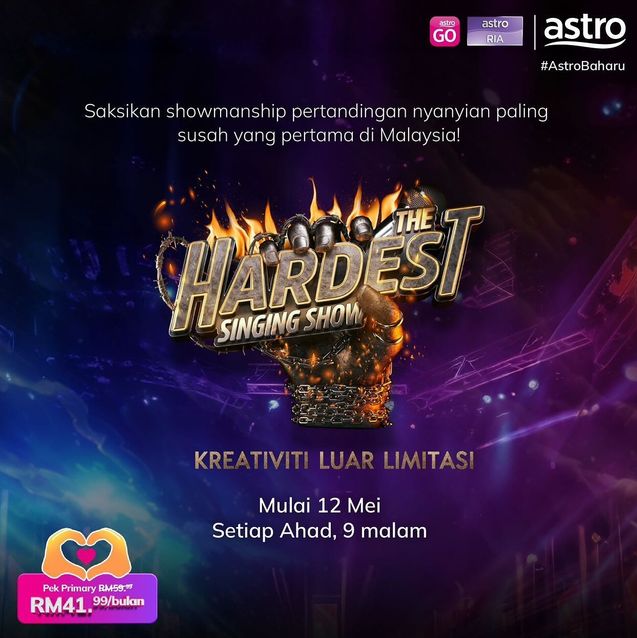 konsert the hardest singing show lagu tugasan kriteria tersingkir senarai finalis carta