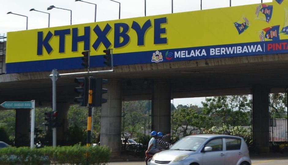 kthxbye papan tanda melaka