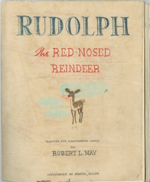 kulit buku mewarna rudolph