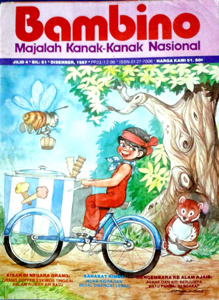 kulit depan majalah bambino