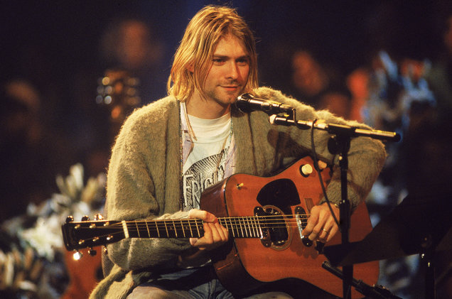 kurt cobain nirvana unplugged