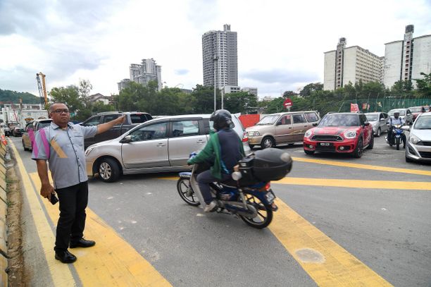 laluan taman sesak