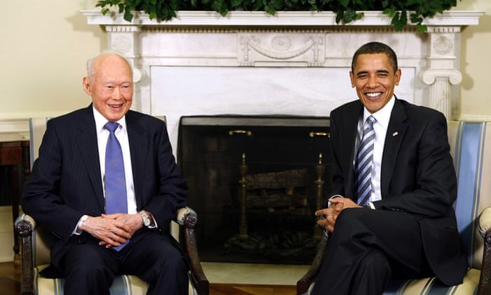 lee kuan yew dan barack obama