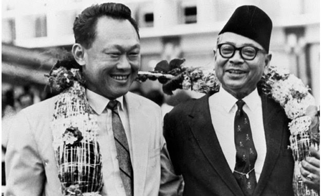 lee kuan yew dan tunku abdul rahman