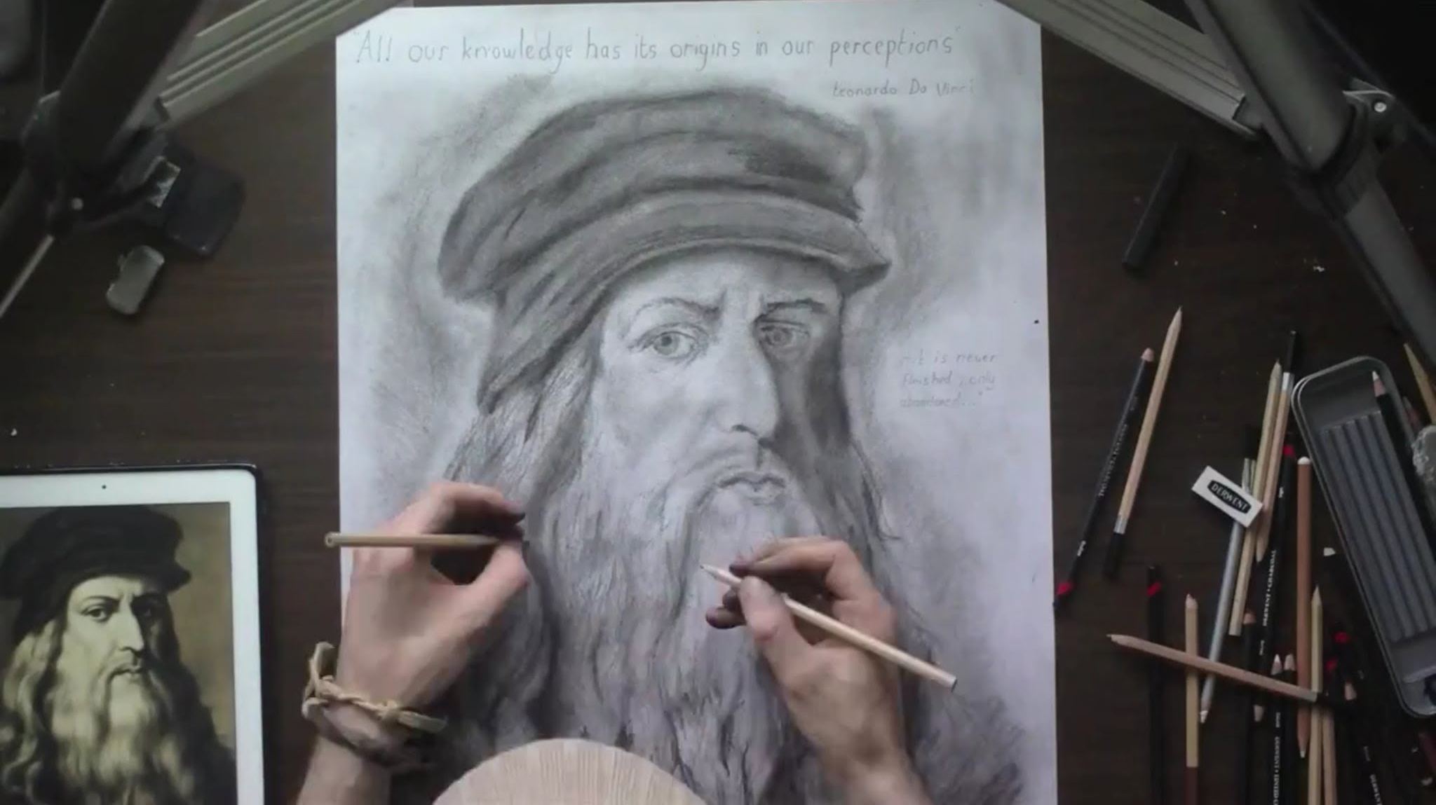 leonardo da vinci seorang ambidextrous