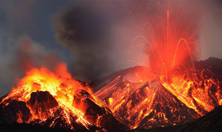 letusan gunung berapi