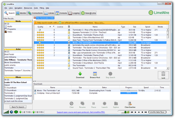 limewire software