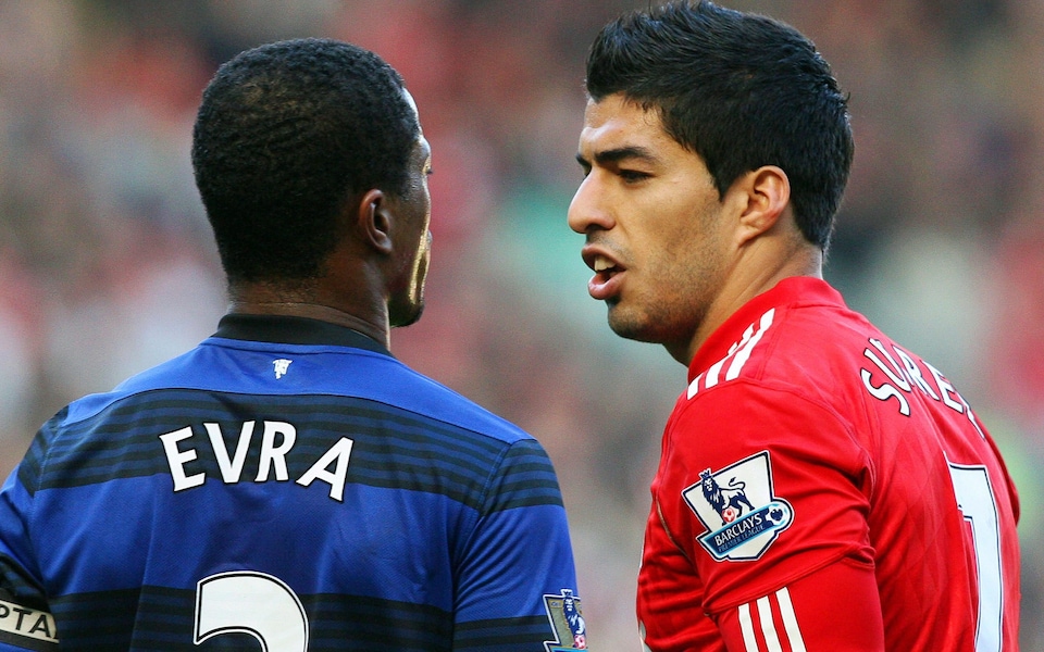 luis suarez dan patrice evra insiden rasis