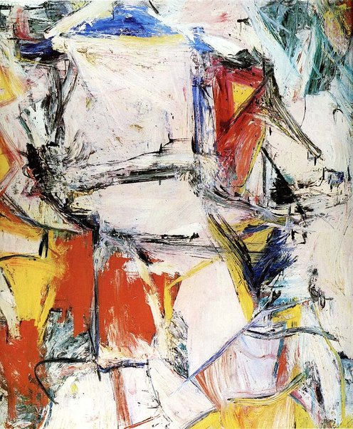 lukisan interchange oleh willem de kooning